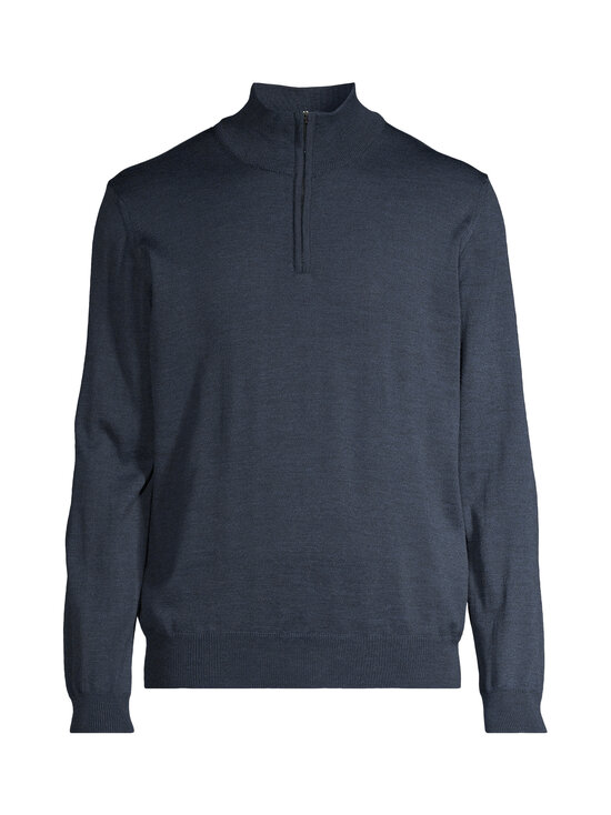 SAND Copenhagen - Ibro Half Zip -neule - 589 MEDIUM BLUE | Stockmann - photo 1