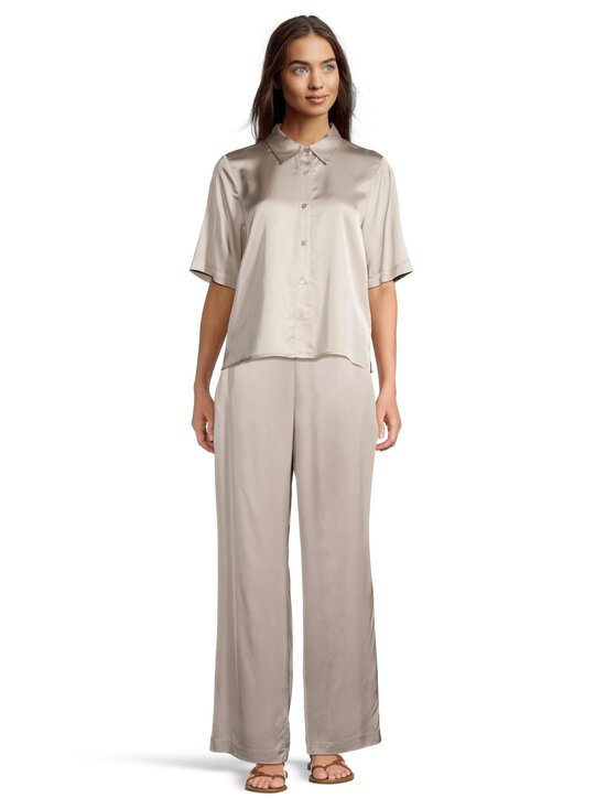 ESSENTIALS by Stockmann - Astrid-satiinihousut - BEIGE | Stockmann - photo 3