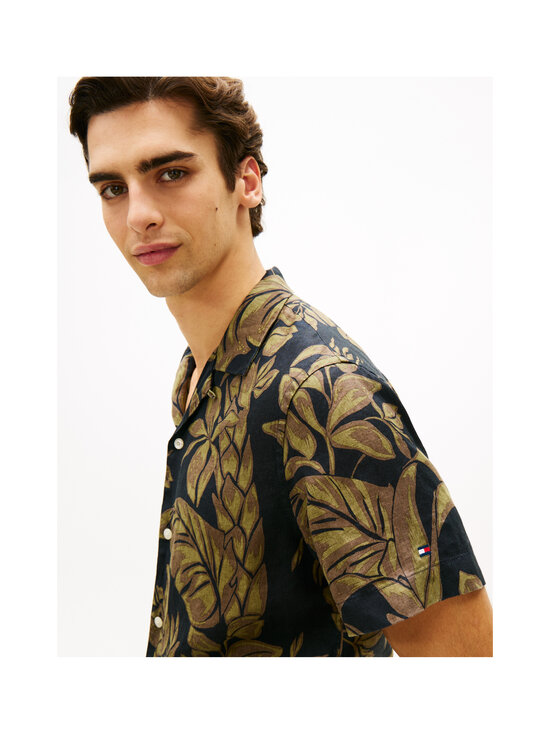 Tommy Hilfiger - Vacation Print lina krekls ar apkakli - C1G DARK NIGHT NAVY / ALLOVER | Stockmann - photo 4