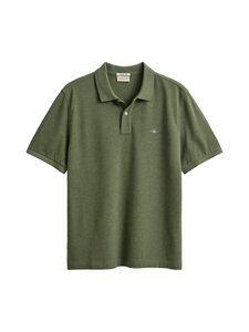 GANT - Regular Fit Shield -pikeepaita - 391 DARK CACTUS MELANGE | Stockmann