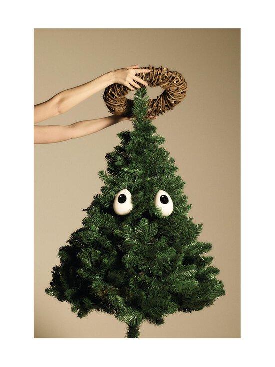 Alessi - Holly Treebies Ornament Set Of Two -joulukuusenkoriste 2 kpl - WHITE/BLACK | Stockmann - photo 2