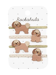 Rockahula - Dolly Dog matu gumiju komplekts (4 gab.) - BROWN | Stockmann