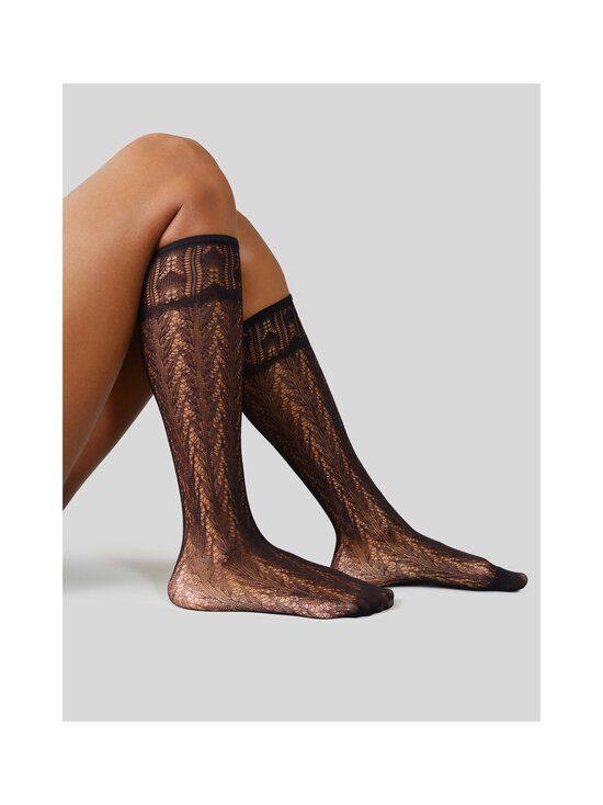 Swedish Stockings - Erica Crochet -polvisukat - 001 BLACK | Stockmann - photo 2