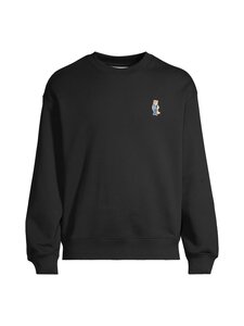 Maison Kitsuné - Dressed Fox Comfort -collegepaita - P199 BLACK | Stockmann