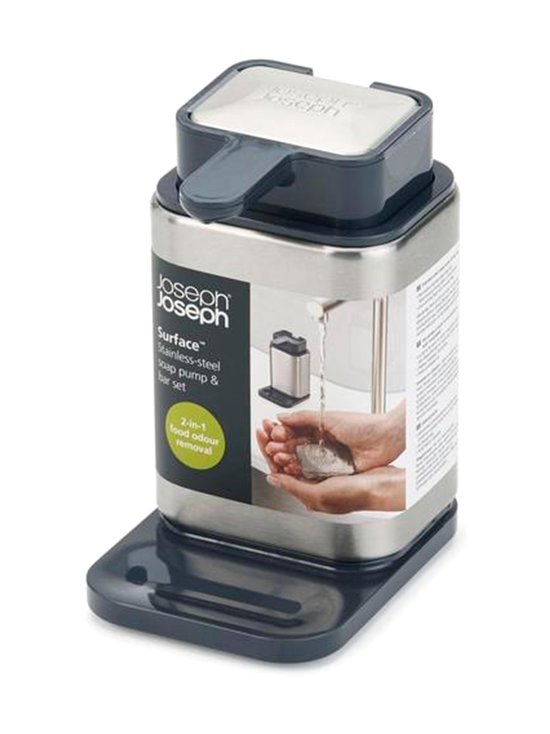 Joseph Joseph - Surface-saippuapumppu - TERÄS/TUMMANHARMAA | Stockmann - photo 2