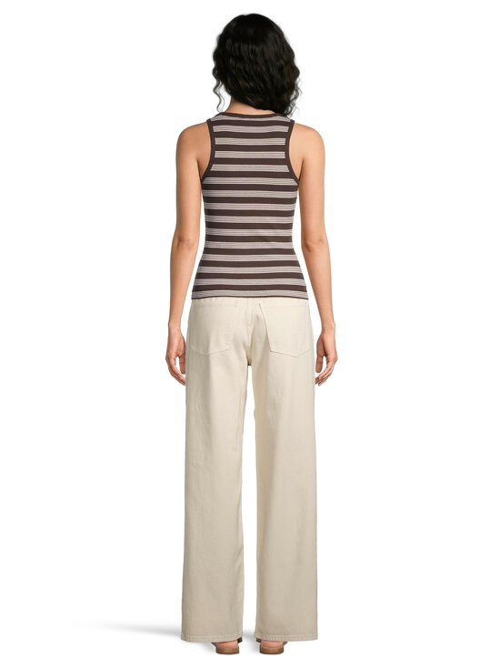 Ganni - Rib Stripe -toppi - 897 MOLE | Stockmann - photo 3