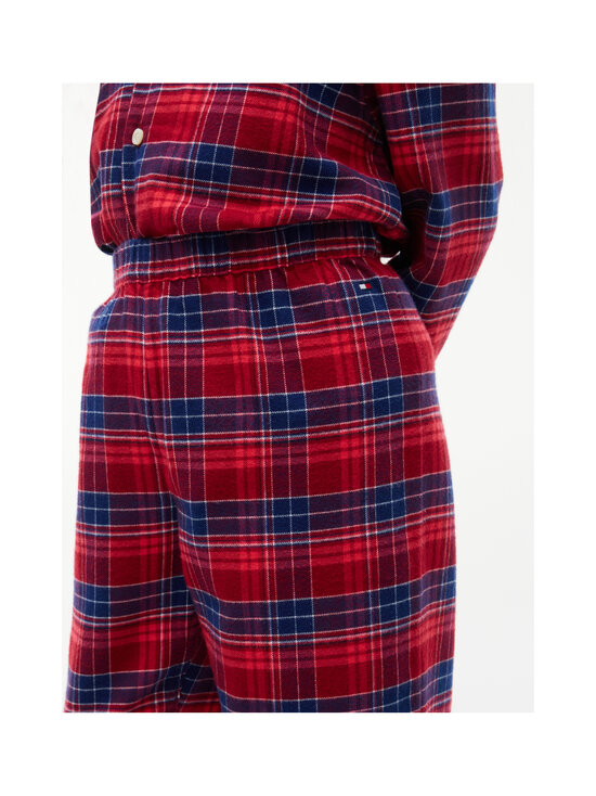 Tommy Hilfiger - Check flaneļa pidžama - 0QJ CHECK GLOBAL STP MEDIUM RED | Stockmann - photo 4