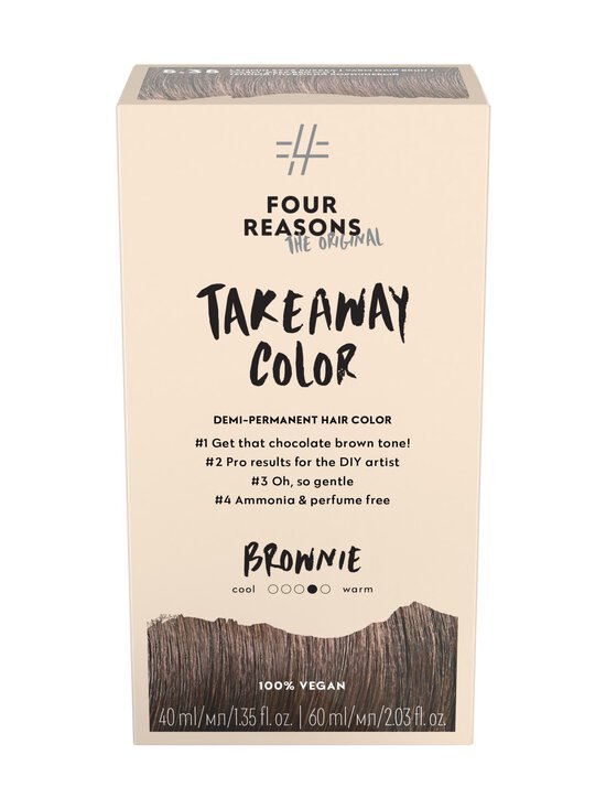 Four Reasons - Original TakeAway color -Hiusväri - 5.35 LÄMMIN SYVÄ RUSKEA | Stockmann - photo 1