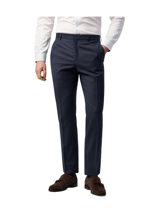 Ted Baker London - Adana Textured Check -housut - 170 NAVY | Stockmann - photo 1