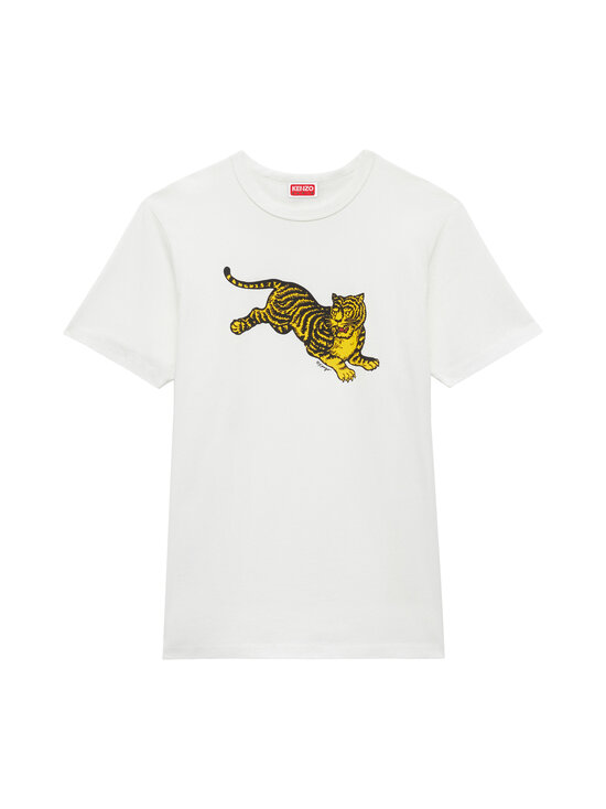 Kenzo - Jumping Tiger Slim t-paita - 02 OFF WHITE | Stockmann - photo 1