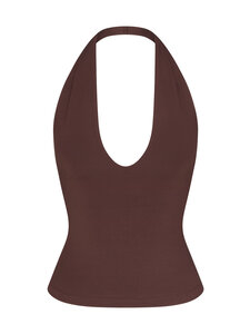 SKIMS - Smooth Layers Halter -toppi - COCOA | Stockmann