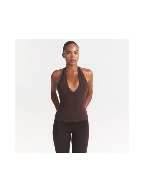 SKIMS - Topp Smooth Layers Halter - COCOA | Stockmann - photo 2