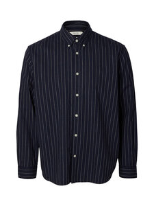Selected - Särk SlmRegCole Jay Melange - SKY CAPTAIN STRIPES:WHITE PINSTRIPE | Stockmann