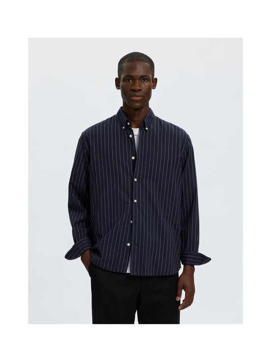 Selected - Särk SlmRegCole Jay Melange - SKY CAPTAIN STRIPES:WHITE PINSTRIPE | Stockmann - photo 5