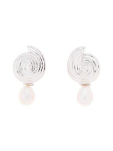 MISSOMA - Spiral Interchangeable Pearl Drop -korvakorut - SILVER | Stockmann