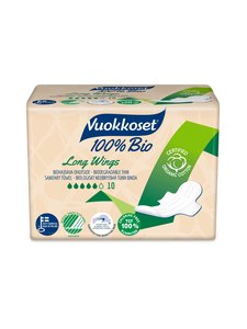 Vuokkoset - Bio Long Wings -terveysside 10 kpl Vuokkoset - Bio Long Wings -terveysside 10 kpl | Stockmann