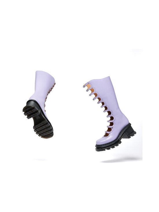 Dr. Martens - Kiki Dm x Mj Bright Lavender Buttero ādas zābaki - BRIGHT LAVENDER | Stockmann - photo 8