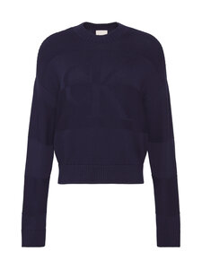 Calvin Klein Jeans - Tonal Logo -neule - 9EI EVENING BLUE | Stockmann