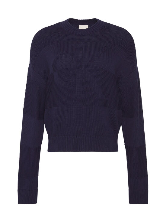 Calvin Klein Jeans - Tonal Logo -neule - 9EI EVENING BLUE | Stockmann - photo 1