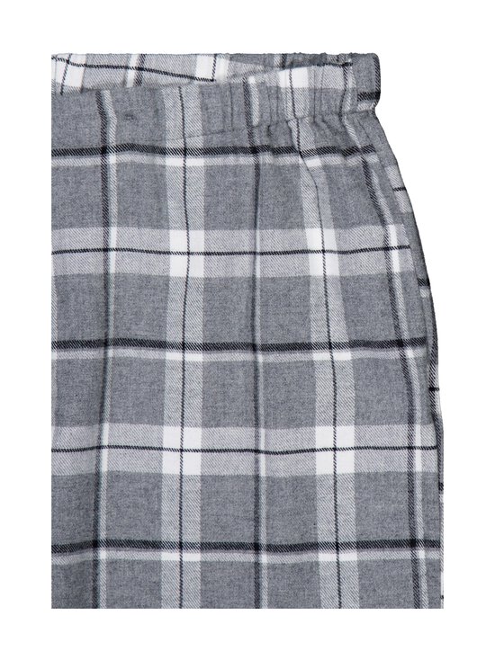 BASIC by Stockmann - Noel-flanellipyjama 2-osainen - GREY CHECK | Stockmann - photo 3