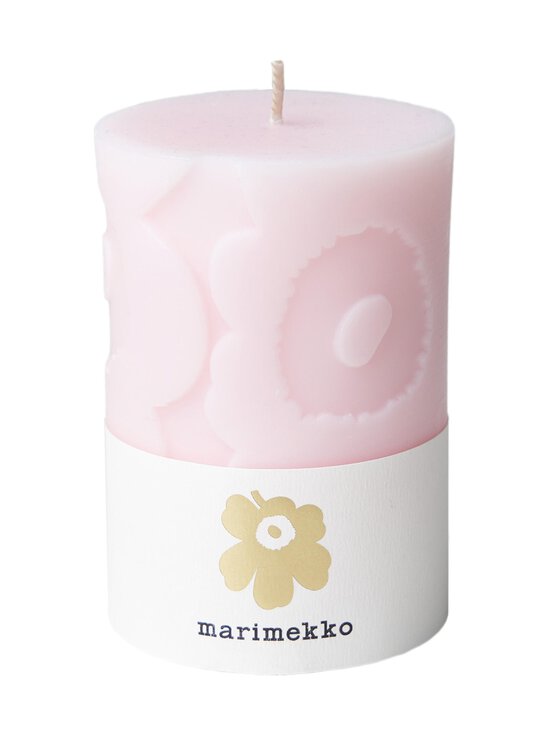 Marimekko - Marimekko Unikko -pöytäkynttilä - LIGHT PINK | Stockmann - photo 1