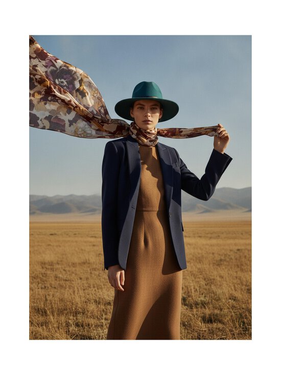 A+more - Siidisall Oili 50 × 180 cm - BROWN COMB. 1 | Stockmann - photo 3