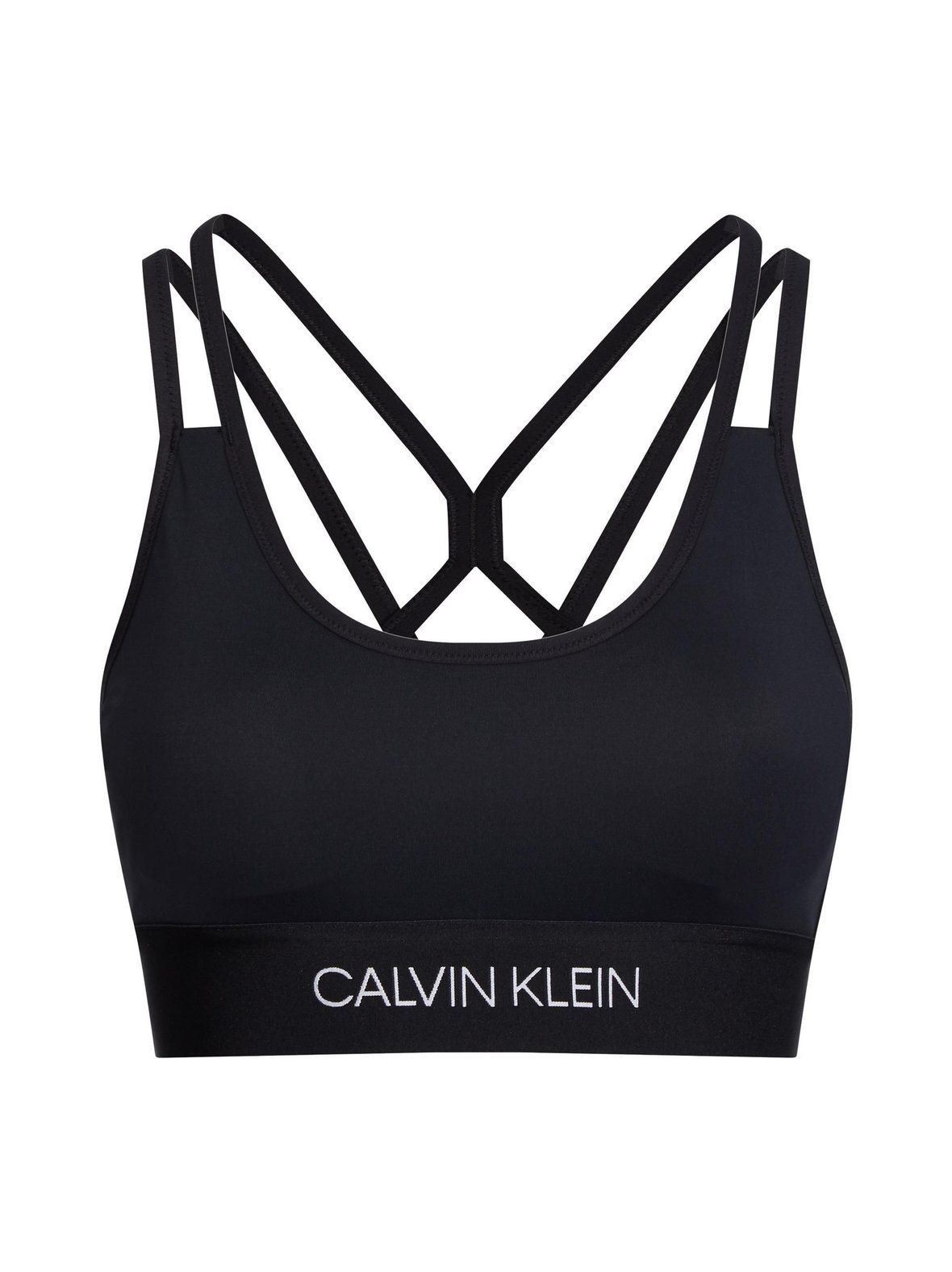 007 CK Black Calvin Klein Performance Medium Impact Sports Bra