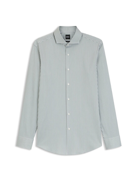 BOSS - Triibuline triiksärk Hank - LIGHT/PASTEL GREEN | Stockmann - photo 1