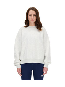 New Balance - Pusa Sport Essentials Fleece Crew - AHH ASH HEATHER | Stockmann