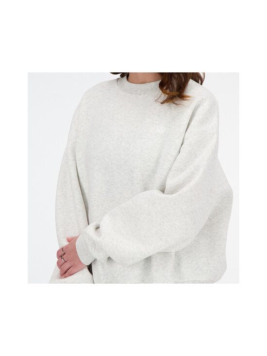 New Balance - Pusa Sport Essentials Fleece Crew - AHH ASH HEATHER | Stockmann - photo 4