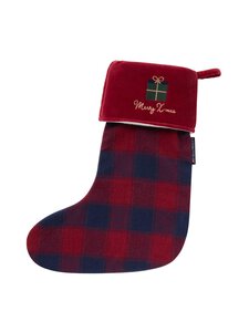 Lexington - Checked Ziemassvētku zeķe - 2952 DK BLUE/RED | Stockmann