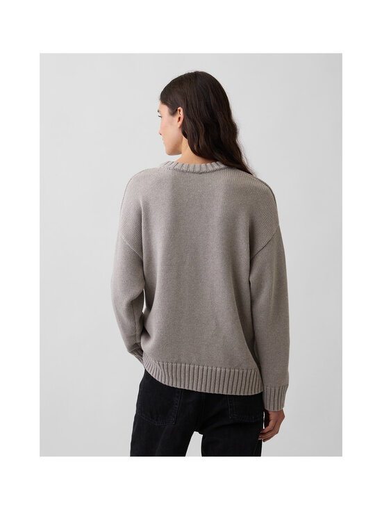 GAP - Cotton Crew džemperis - MEDIUM COOL BROWN HTHR | Stockmann - photo 3