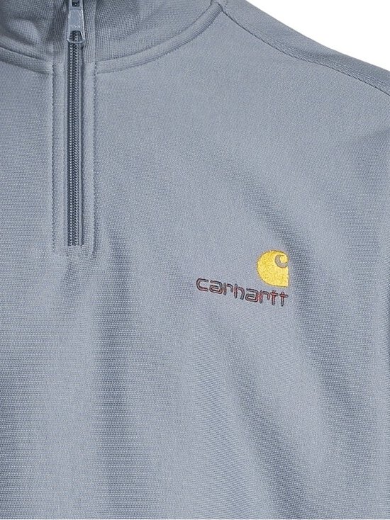 Carhartt WIP - Half Zip American Script -collegepaita - 3RHXX SHADY BLUE | Stockmann - photo 4