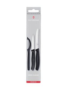 Victorinox - Paring Knife -veitsipakkaus ja kuorija 3 kpl - BLACK | Stockmann