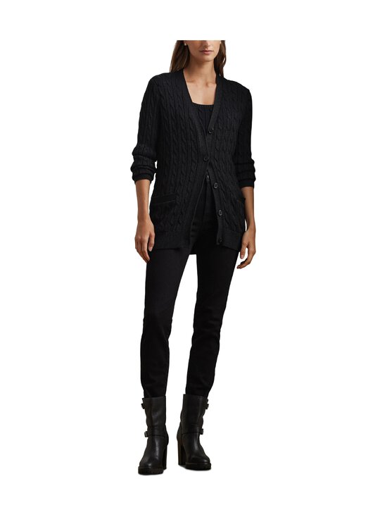 Lauren Ralph Lauren - Palmikkoes kardigan Taibert - BLACK - photo 4 Lauren Ralph Lauren - Palmikkoes kardigan Taibert - BLACK | Stockmann - photo 4