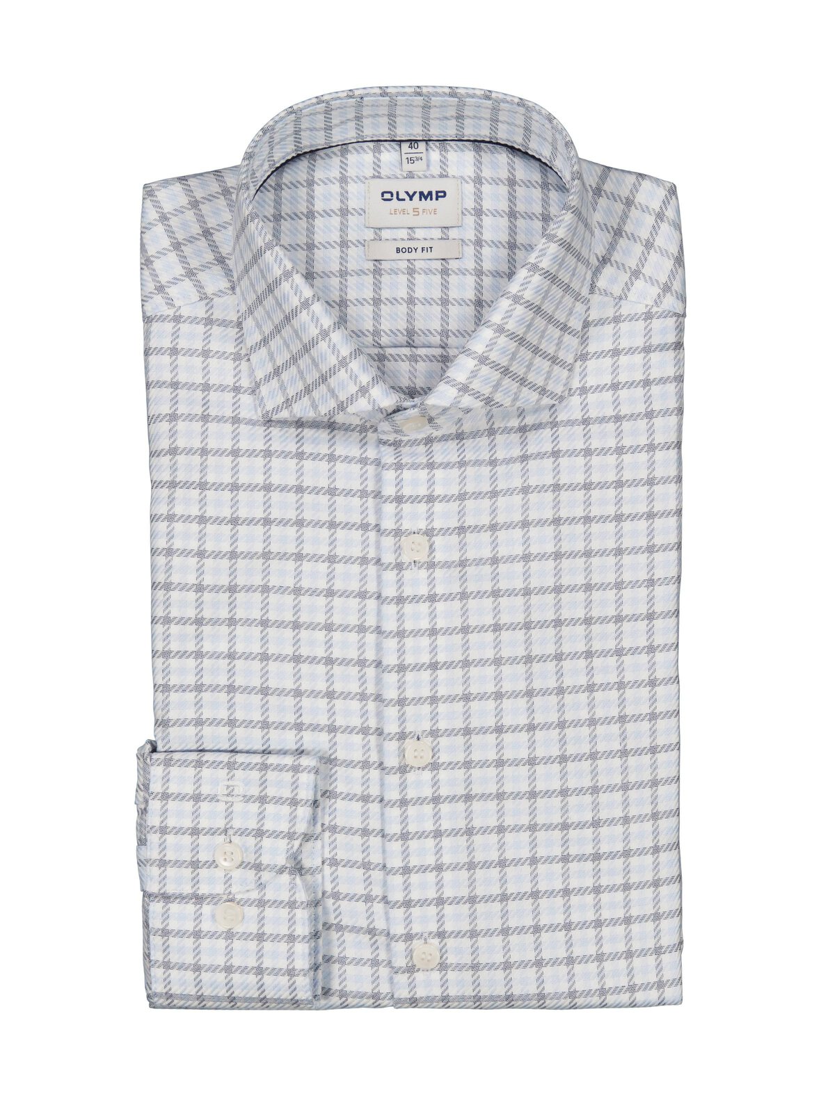 Body Fit Level 5 Check -kauluspaita