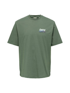 Only & Sons - OnsCastrol Life Relax t-paita - CASTOR GRAY PRINT:SUPERCAR | Stockmann