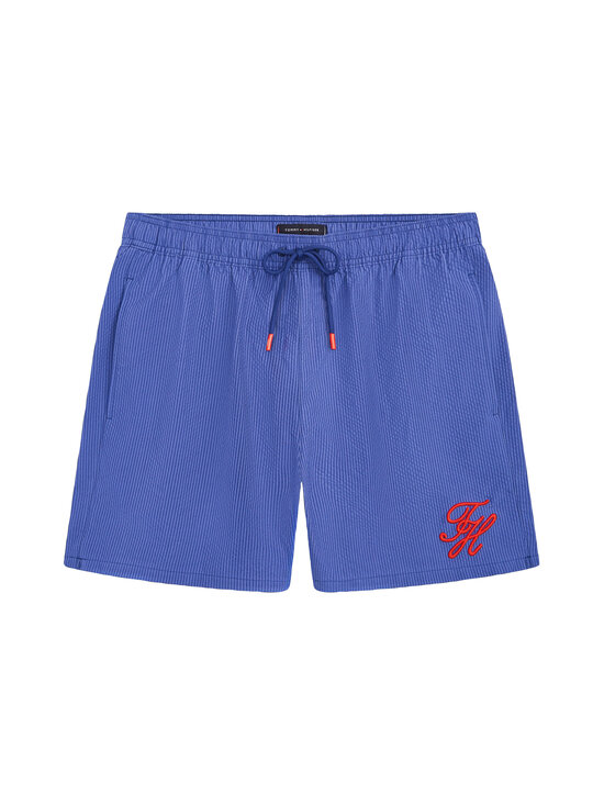 Tommy Hilfiger - Medium Drawstring Ithaca Script -uimahousut - 0YI TONAL ITHACA PREPPY NAVY | Stockmann - photo 1