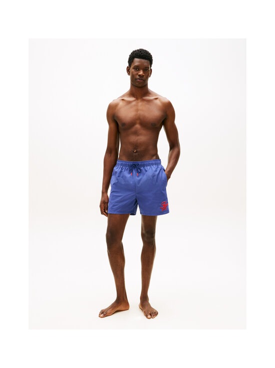 Tommy Hilfiger - Medium Drawstring Ithaca Script -uimahousut - 0YI TONAL ITHACA PREPPY NAVY | Stockmann - photo 2