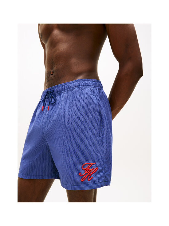 Tommy Hilfiger - Medium Drawstring Ithaca Script -uimahousut - 0YI TONAL ITHACA PREPPY NAVY | Stockmann - photo 4