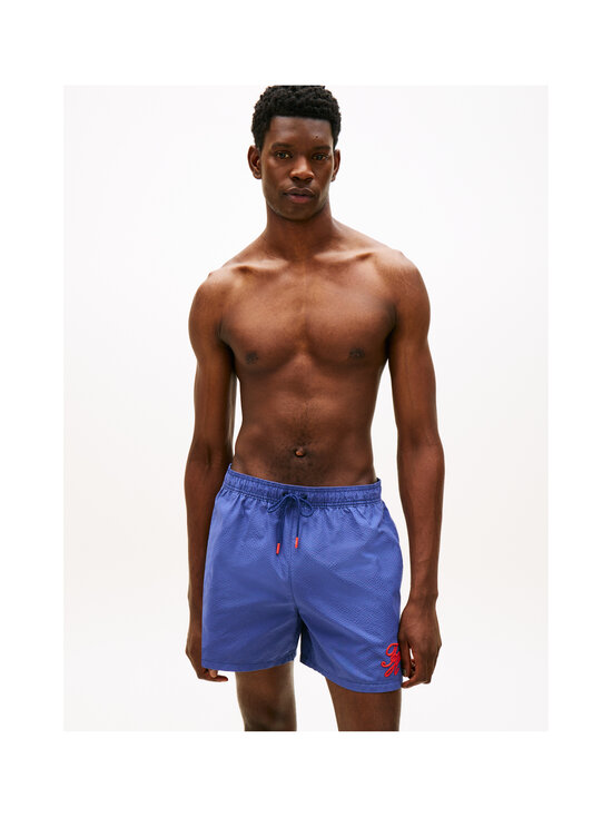 Tommy Hilfiger - Medium Drawstring Ithaca Script -uimahousut - 0YI TONAL ITHACA PREPPY NAVY | Stockmann - photo 5