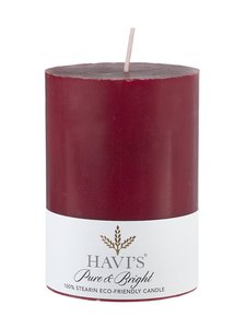 Havi's - Pöytäkynttilä 10 cm - BURGUNDY (VIININPUNAINEN) | Stockmann