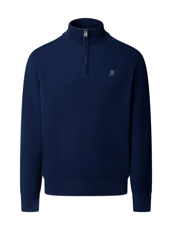 Hackett London - Heritage Cotton Half Zip -neulepaita - 595 BLUE | Stockmann - photo 1