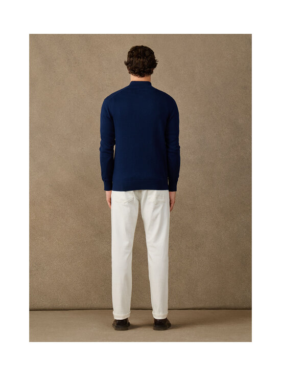 Hackett London - Heritage Cotton Half Zip -neulepaita - 595 BLUE | Stockmann - photo 6