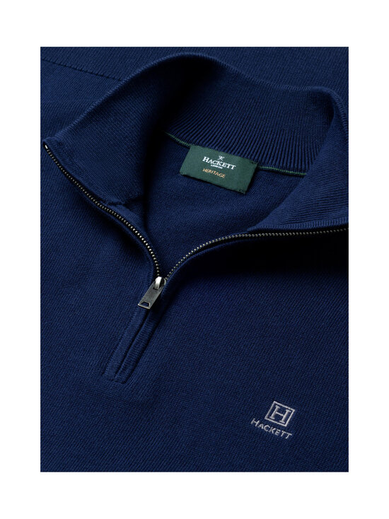 Hackett London - Heritage Cotton Half Zip -neulepaita - 595 BLUE | Stockmann - photo 8