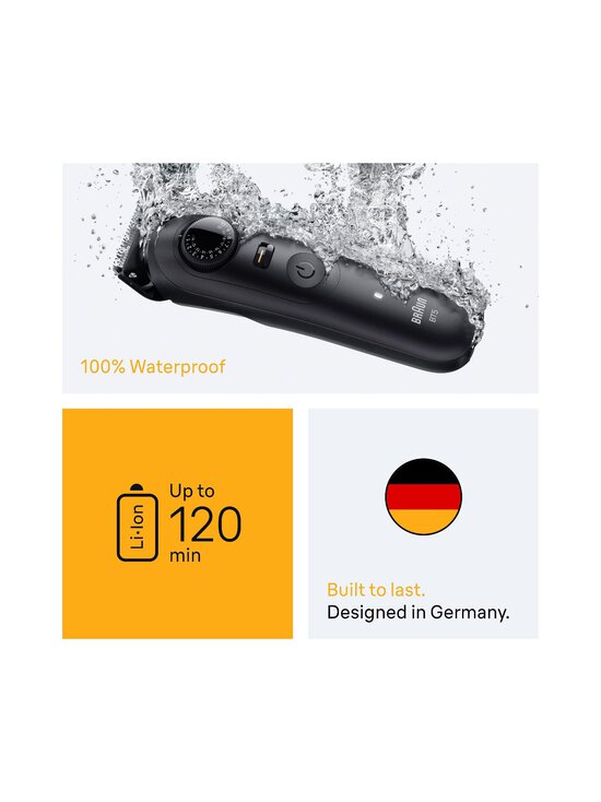 Braun - Series 5 Beard -trimmeri - BLACK BLACK | Stockmann - photo 5