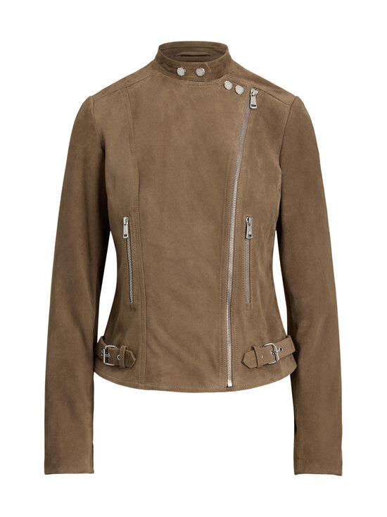 Lauren Ralph Lauren - Feyoshi Moto -mokkanahkatakki - TAUPE BROWN SUEDE | Stockmann - photo 1