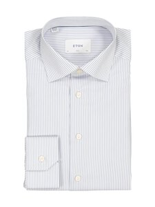Eton - Slim Fit Stripe Fine Twill krekls ar apkakli - 23 LIGHT BLUE | Stockmann