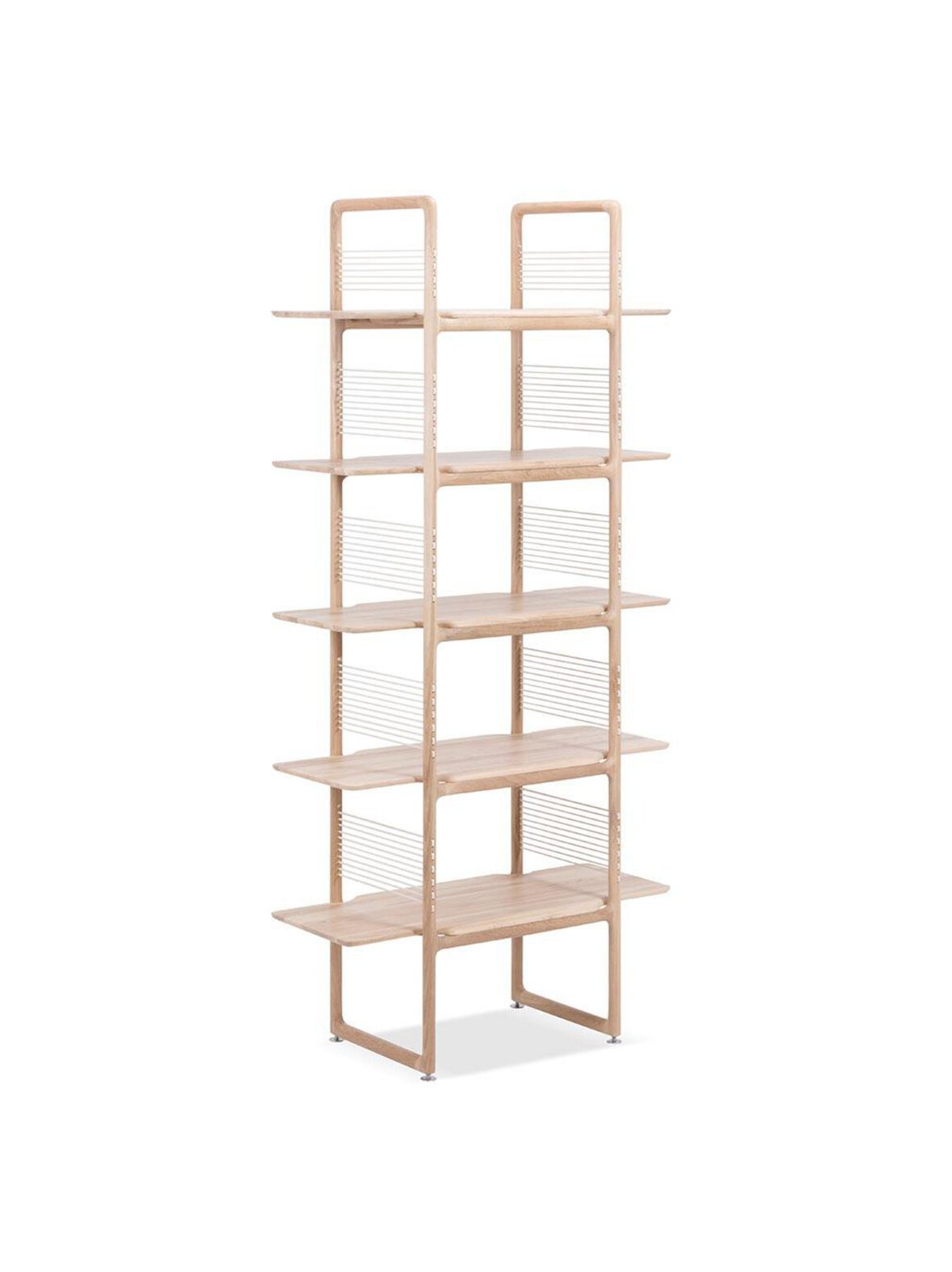 Muse-hylly valkoöljytty tammi K 216 cm