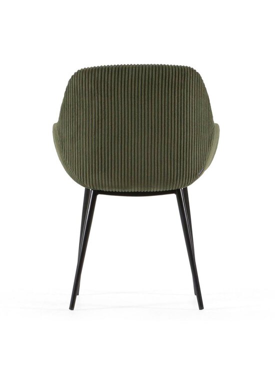 Kave Home - Konna-tuoli tummanvihreä vakosametti / musta - GREEN | Stockmann - photo 4
